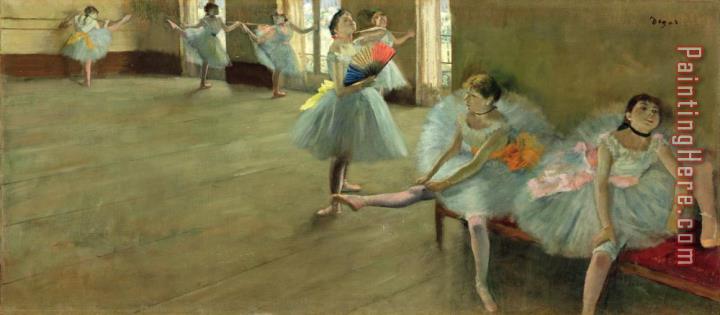 Edgar Degas Dancers in the Classroom